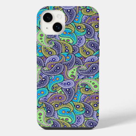 Boho Paisley iPhone Hoesje (Achterkant)