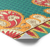 Boho Paisley Large Art Poster (Hoek)