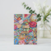 Boho Paisley Love Briefkaart (Staand voorkant)