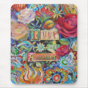 Boho Paisley Love Mousepad Muismat