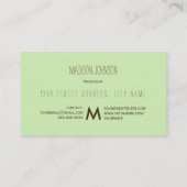 Boho Paisley Multicolor girly Visitekaartje (Achterkant)