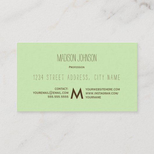 Boho Paisley Multicolor girly Visitekaartje (Achterkant)