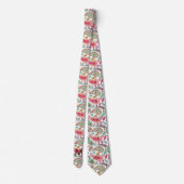 Boho Paisley Multicolor meisjesachtig patroon mono Stropdas (Achterkant)