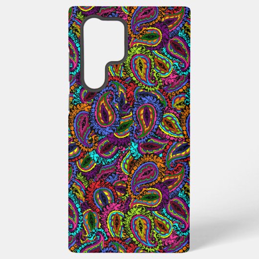 Boho Paisley Samsung Galaxy Hoesje (Achterkant)
