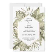 Boho Palm Leaf Wedding Lijst