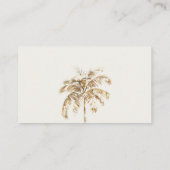 Boho Palm Zeilboot Weergave Douche Baby Shower Informatiekaartje (Achterkant)