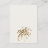 Boho Palm zeilboot Zeegezicht boeken voor Baby sho Informatiekaartje (Achterkant)