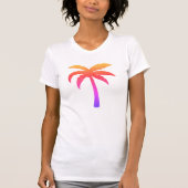 boho-palmboom t-shirt (Voorkant)