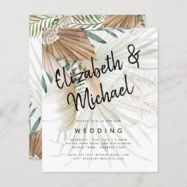 BOHO Pampagras Beige Groen Terracotta Bruiloft