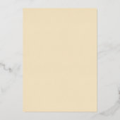 Boho Pampas Arch Baby Borrel Folie Uitnodiging (Achterkant)