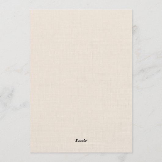 Boho Pampas Baby Shower Invitation ,Neutral Modern Kaart (Achterkant)