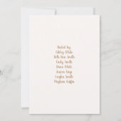 Boho Pampas Baby shower Uitnodiging (Achterkant)