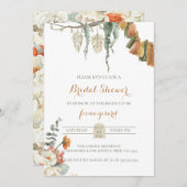 Boho Pampas Bridal Shower Kaart (Voorkant / Achterkant)