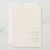 Boho Pampas Champagne Sage/Cream Vrijgezellenfeest Kaart (Achterkant)