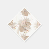 Boho pampas dry waterverf Patroonwoestijn Servet (Hoek)