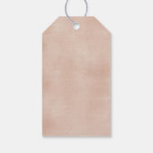 Boho Pampas Eerste Heilige Communie Dank u Label Cadeaulabel (Achterkant)