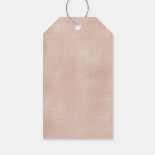 Boho Pampas Eerste Heilige Communie Dank u Label Cadeaulabel (Achterkant)