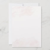 Boho pampas floral Spanish wedding  Kaart (Achterkant)