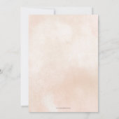 Boho Pampas Glitter Trouwjurk Vrijgezellenfeest Kaart (Achterkant)