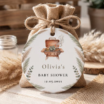 Boho Pampas Gras BBQ Grill Baby Shower