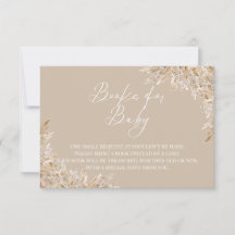 Boho Pampas Gras Boeken voor Baby Inzet | Neutraal