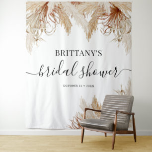 Boho Pampas Gras Bruiloft Tapijt Wandkleed