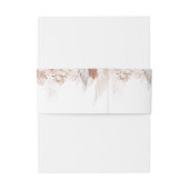 boho pampas gras bruiloft uitnodigingen wikkel (Achterkant Voorbeeld)