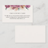 Boho Pampas Gras Custom Envelopkaart Informatiekaartje (Voorkant / Achterkant)