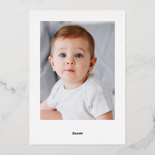 boho pampas gras eerste uitnodiging tot folie van  (Achterkant)