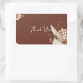 Boho Pampas Gras Favor Labels – Neutrale Bloemen (Tas)