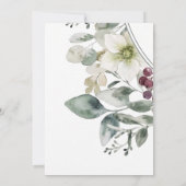 Boho Pampas Gras Gedroogde Bloem Bruiloft Uitnodig Kaart (Achterkant)