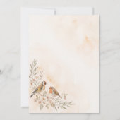 Boho Pampas Gras Gedroogde Bloem Bruiloftsuitnodig Kaart (Achterkant)