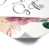 Boho Pampas Gras Gedroogde Boeket Kaarten en Cadea Poster (Hoek)