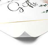 Boho Pampas Gras Gedroogde Boeket Kaarten en Cadea Poster (Hoek)