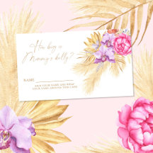 Boho Pampas Gras - Hoe groot is mama's buik