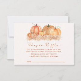 Boho Pampas Gras Luierspelkaart | Rustiek Bedankkaart