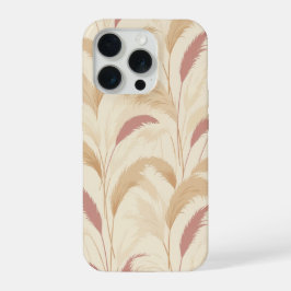 Boho Pampas Gras Pluimen Aesthetische Botanische iPhone 15 Pro Case