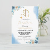 Boho Pampas Gras Regenboog Meisje BAptism doopsel Kaart (Staand voorkant)