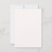 Boho Pampas Gras RSVP Kaart | Neutrale Beige Blush (Achterkant)