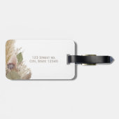 BOHO PAMPAS GRAS WATERVERF BAGAGELABEL (Achterkant horizontaal)