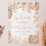 Boho pampas grasneutraal welkom douche poster<br><div class="desc">Boho woestijn pampas gras genderneutraal welkom baby shower met  droog gras,  pampas waterverf,  wilde bloemen,  geperste bloemen,  bamboe met gemuteerde aardtonen en pastelroze en verbrand sinaasappel met lichte beige kleuren. Ideaal voor het baby shower van de lente en de zomer.</div>