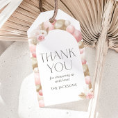 Boho Pampas Grass Arch Baby shower Cadeaulabel