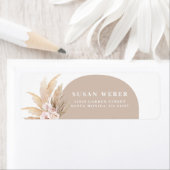 Boho Pampas Grass Arch Etiket (Insitu)