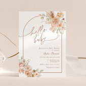 Boho Pampas Grass Baby shower Arch Kaart