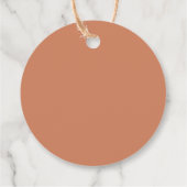 Boho Pampas Grass Baby shower Dank u Bedankjes Labels (Achterkant)