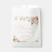 Boho Pampas Grass Baby shower Dank u Bedankzakje (Voorkant)