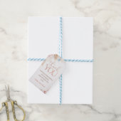 Boho Pampas Grass Baby shower Dank u Cadeaulabel (Met Touw)