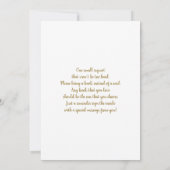 Boho Pampas Grass Baby shower Girl Invitation Kaart (Achterkant)