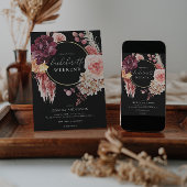 Boho Pampas Grass Bachelorette Party Itinerary IV Kaart