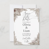 Boho Pampas Grass bewaar de date bruiloft Save The Date (Voorkant)